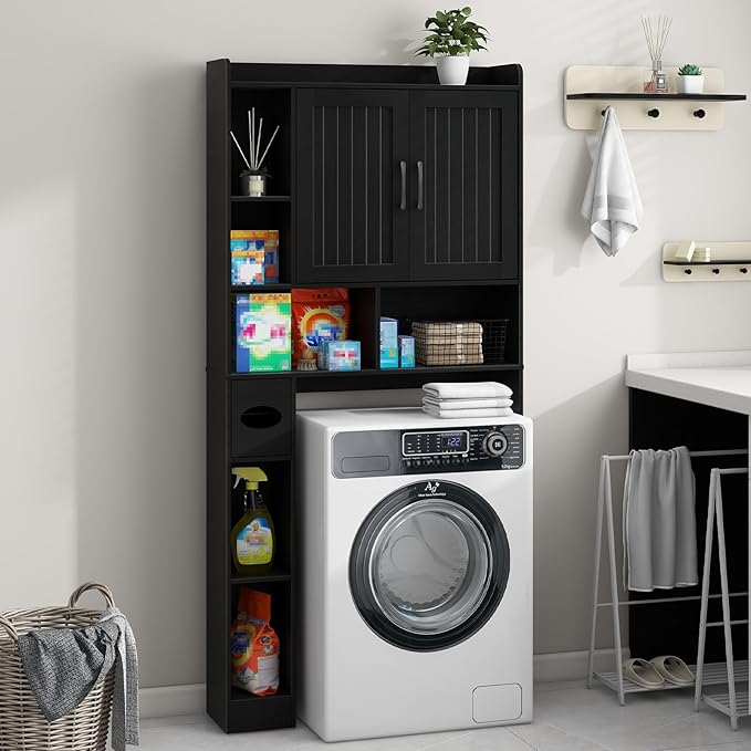 Vabches Over The Toilet Storage Cabinet, Farmhouse Storage Cabinet Over Toilet - Image 6