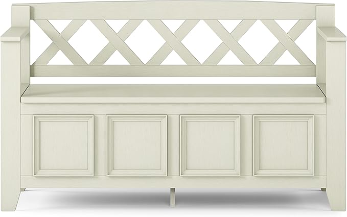 SIMPLIHOME Amherst Entryway Storage Bench - Image 5