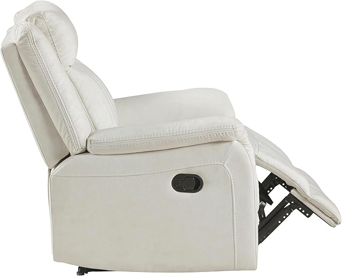 Lexicon Manual Recliner Chair, Polished Microfiber Reclining Sofa Chair - Image 13