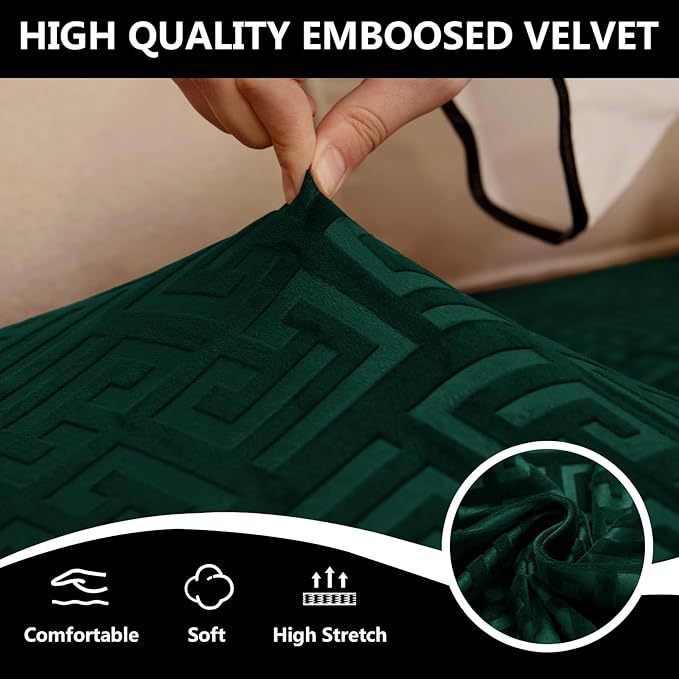 UNBBRRL 10 Pieces Stretch Sofa Cushion Covers - Image 5