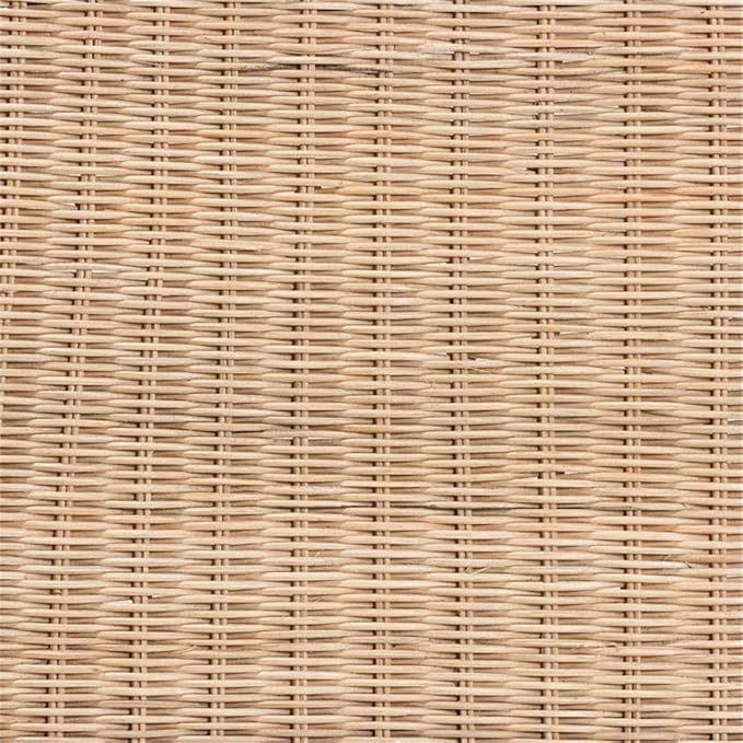 Baxton Studio Farica Modern Bohemian Natural Rattan and Mahogany Accent Bench - Image 8