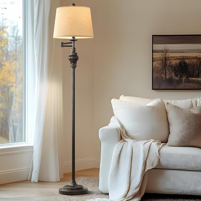 G-SAFAVA 61" Vintage Floor Lamp - Image 2