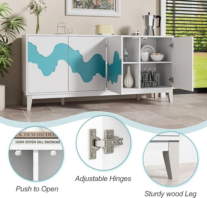 UEV Sideboard Buffet Cabinet - Image 5