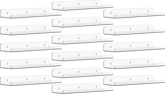 Qukaka Floating Shelves for Wall Decor, Living Room, Bathroom Decor, Nail by QukakaHomeCare