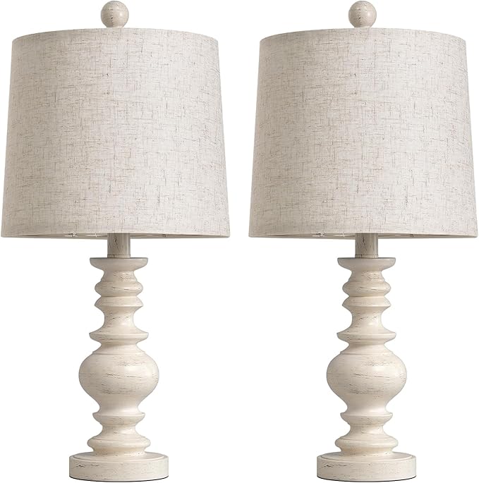 BOBOMOMO Tradition 20.5" Rustic Table Lamp Set of 2 - Image 7