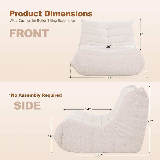 Bean Bag Chair Big Sofa Beanbag Chair - Image 2