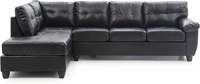 Eco-Friendly Black Sectional Couch - Image 5