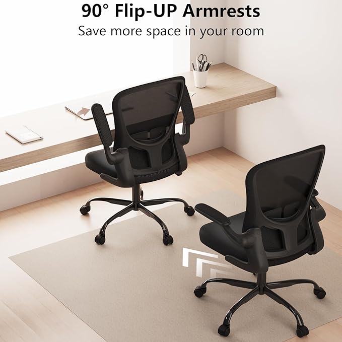 Ergonomic Office Chair, Comfort Swivel Home Office Task Chair, Breathable Mesh - Image 3