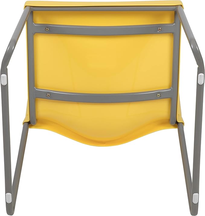 Flash Furniture HERCULES Series 5 Pack 880 lb. Capacity Yellow Full Back - Image 12