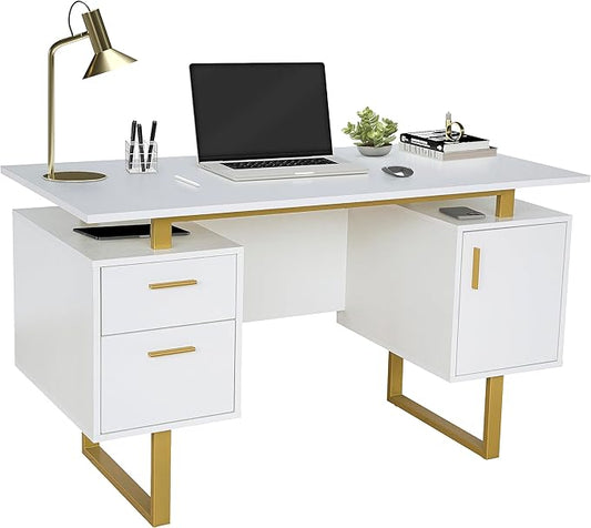 Techni Mobili Storage Drawers and Cabinet 51.25” W-Modern Office Large Floating by TechniMobili