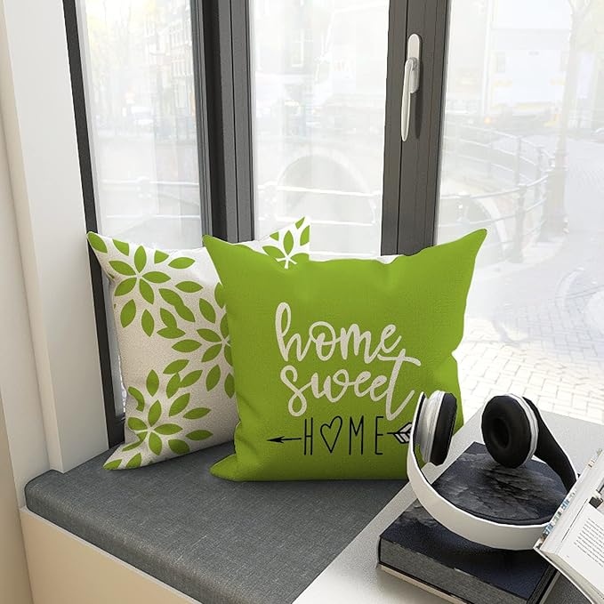 YCOLL Pillow Covers 18x18 Set of 4, Modern Sofa Throw Pillow Cover, Decorative - Image 3