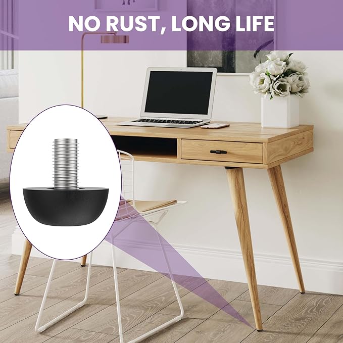 M8 Adjustable Furniture Leg, 304 Stainless Steel Furniture Feet, 8mm x 1.25 - Image 6
