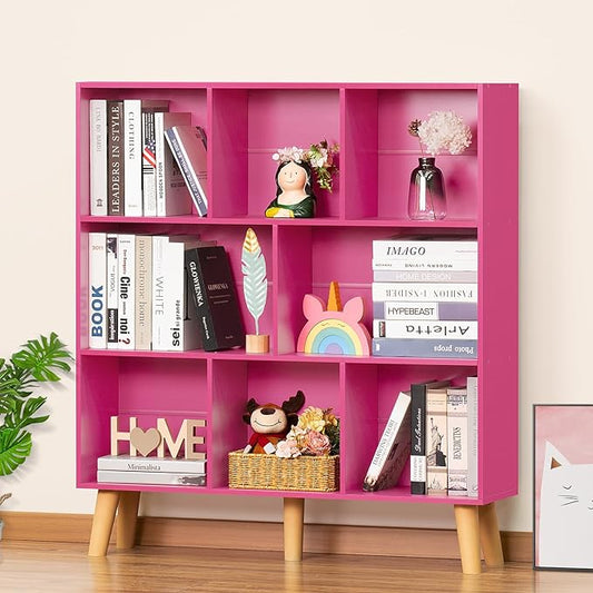 LEYAOYAO Bookshelf, 3 Tier Book Shelf by LEYAOYAO-Findtheshiningpointofyourideallife%EF%BC%81