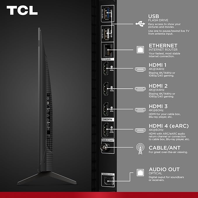 TCL Amazon Exclusive 55 Inch Class T7 Series | 4K QLED HDR Lag-Free Smart - Image 21