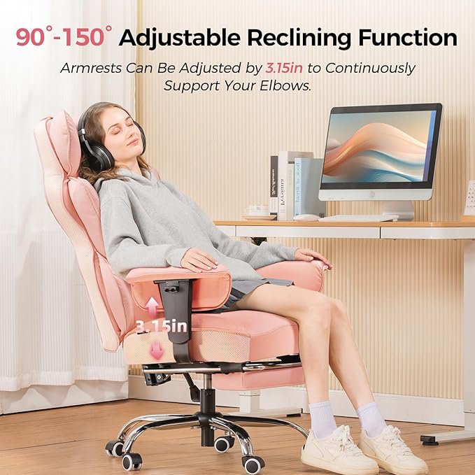COMHOMA Desk Office Chair Big and Tall Office Chairs Ergonomic Gaming Chairs - Image 7