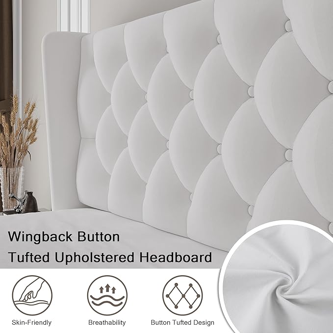 Einhomn Full Size Platform Bed Frame - Image 3