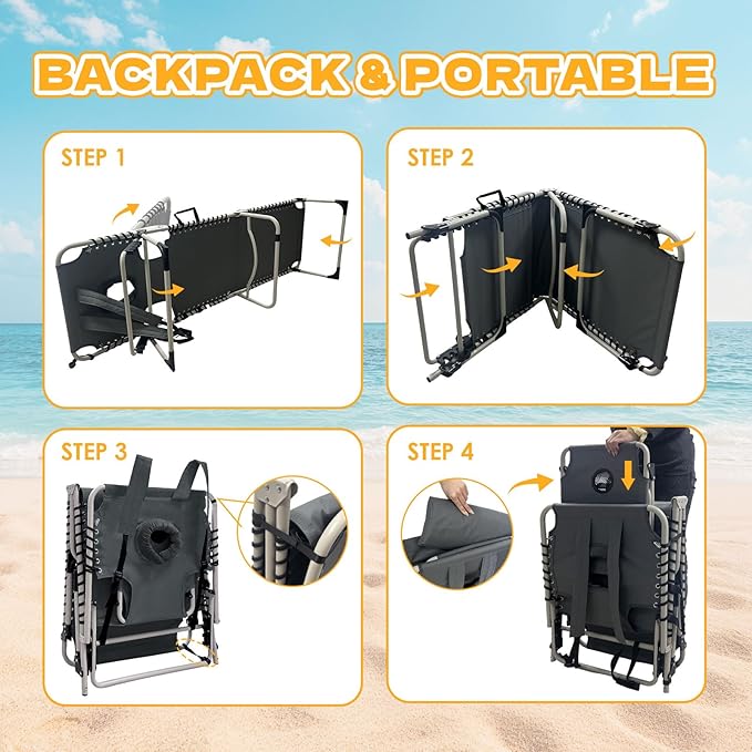 Backpack Sun Tanning Chair - Image 8