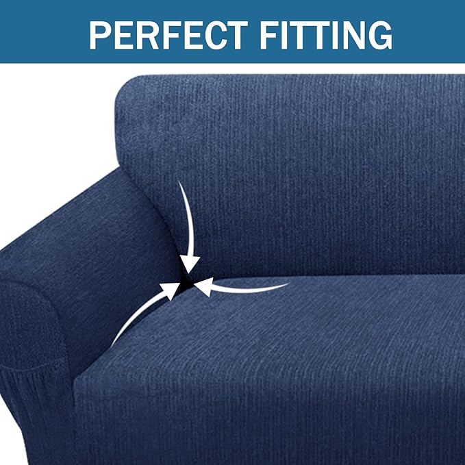 Loveseat Slipcover with 2 Pillow Cover - Image 3