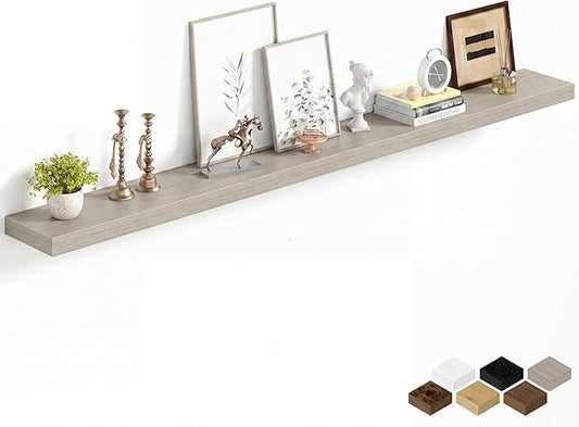 Fun Memories 72Inch Long Floating Shelves, 8 Inch Deep Shelves by FunMemories