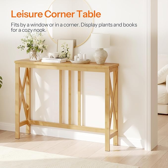 HOOBRO Narrow Console Table, Sofa Table - Image 7