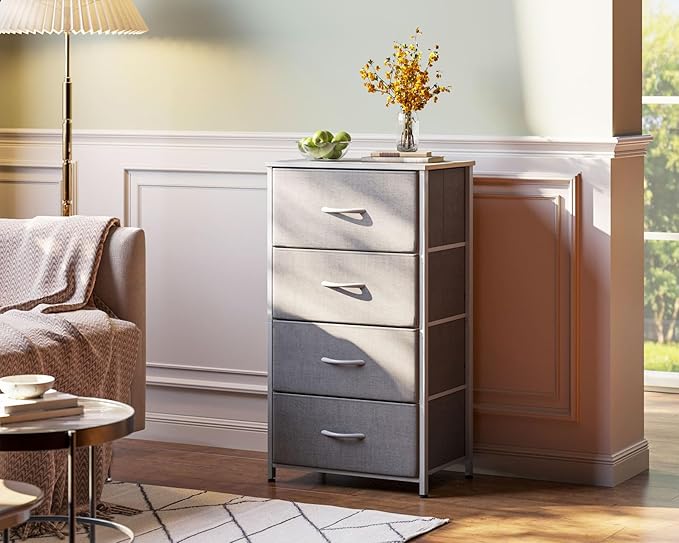 AODK Dresser for Bedroom with 4 Storage Drawers, Small Dressers Chest of - Image 2