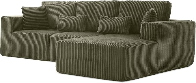 L Shaped Modular Boneless Sectional Couches - Image 6