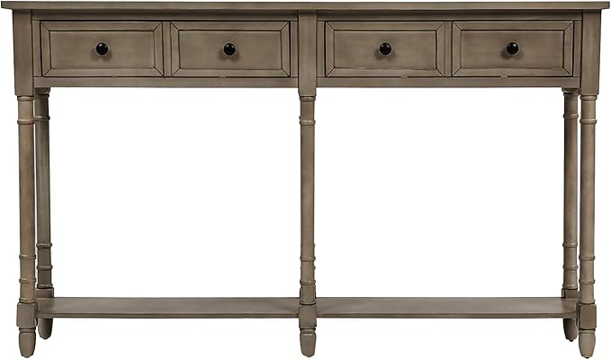 Merax Retro Console Table Sofa Table - Image 5