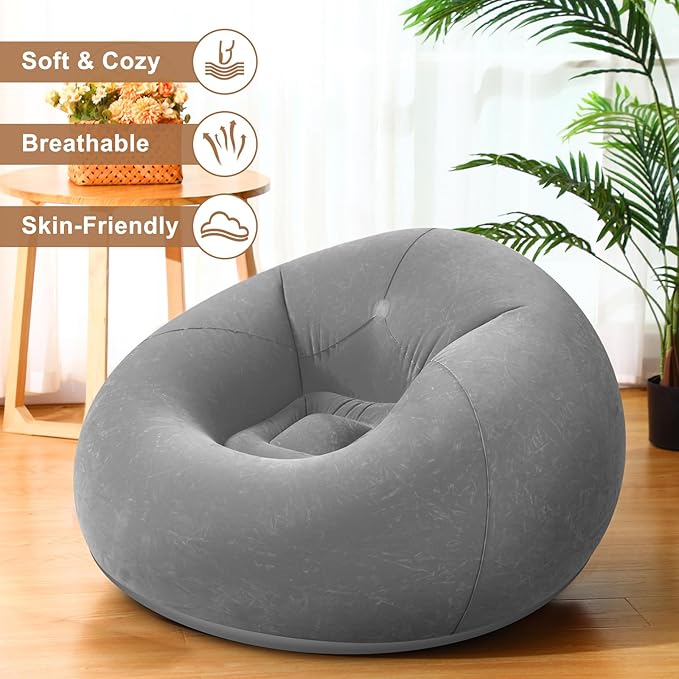 Realspring 6 9 12 Pcs Inflatable Bean Bag Chairs - Image 3