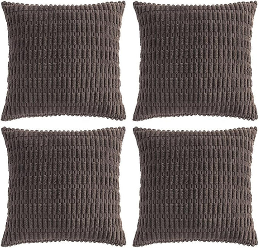 Fancy Homi 4 Packs Decorative Throw Pillow Covers by Fancy+Homi