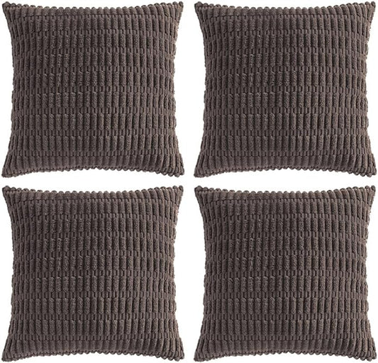 Fancy Homi 4 Packs Decorative Throw Pillow Covers by Fancy+Homi