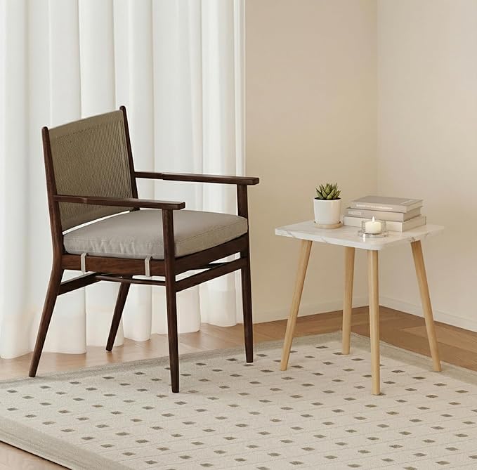 FORAOFUR Small End Table, Side Table Accent Table Living Room Bedroom Balcony - Image 5