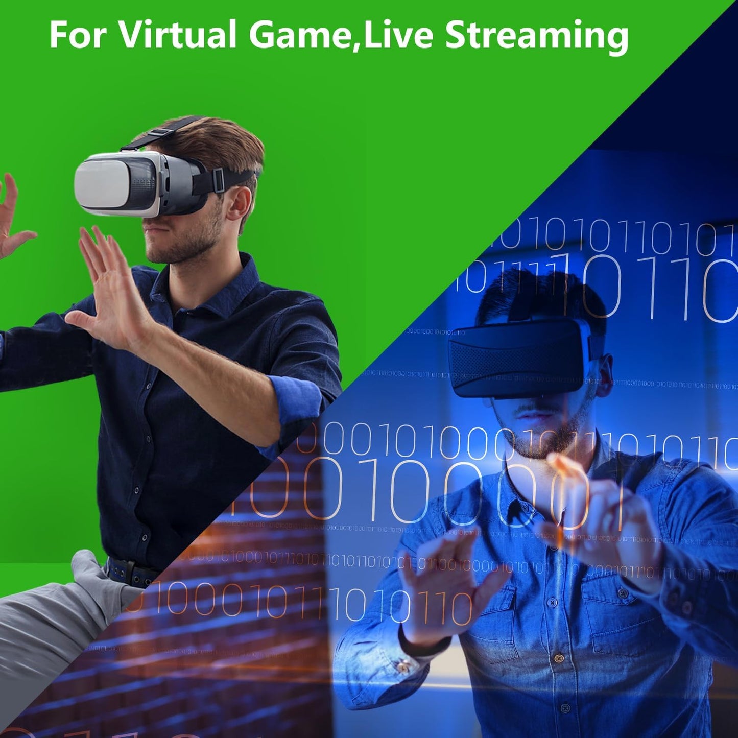 HEMMOTOP Green Screen Backdrop, 10 x 20 ft Large Chromakey Greenscreen Background Cloth for Live Streaming, Photography, Zoom, Camera Interview (Only Backdrop Without Stand)