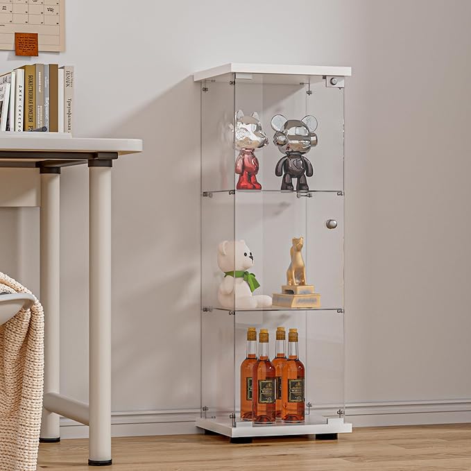 FANYUSHOW 3-Shelf Glass Display Cabinet - Image 8