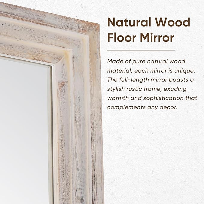 Full Length Mirror, Oversized Stand Up Mirrors Large Wall Mirrors, Wall Mounted - Image 4