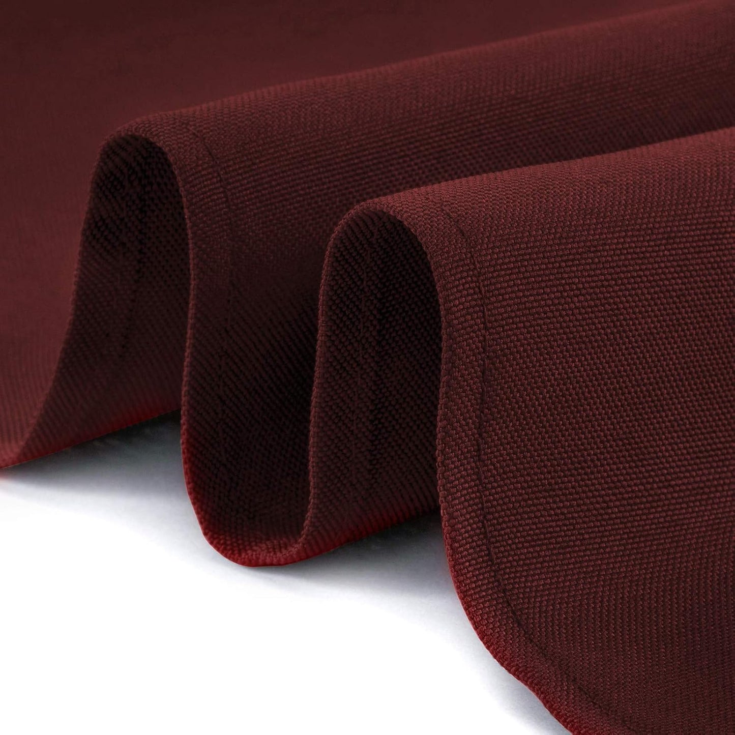 Lann's Linens - 10 Premium 70" x 120" Tablecloths for Wedding/Banquet/Restaurant - Rectangular Polyester Fabric Table Cloth - Burgundy