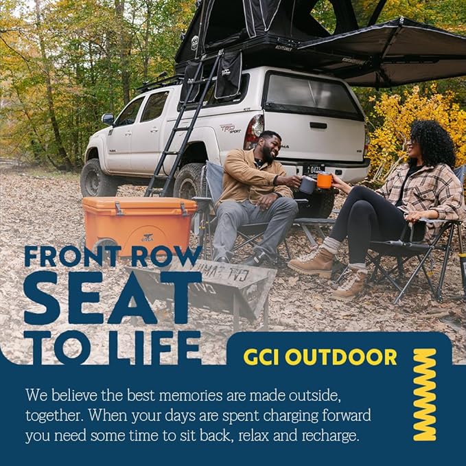 GCI Outdoor Kickback Rocker Camping Chair | Portable Folding Rocking Chair - Image 8