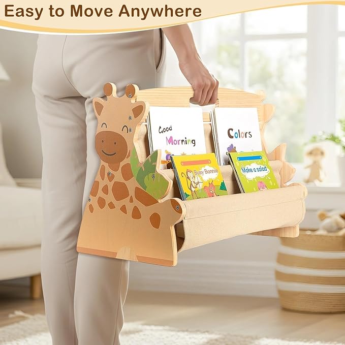Toddler Bookshelf Double-Sided - Image 6