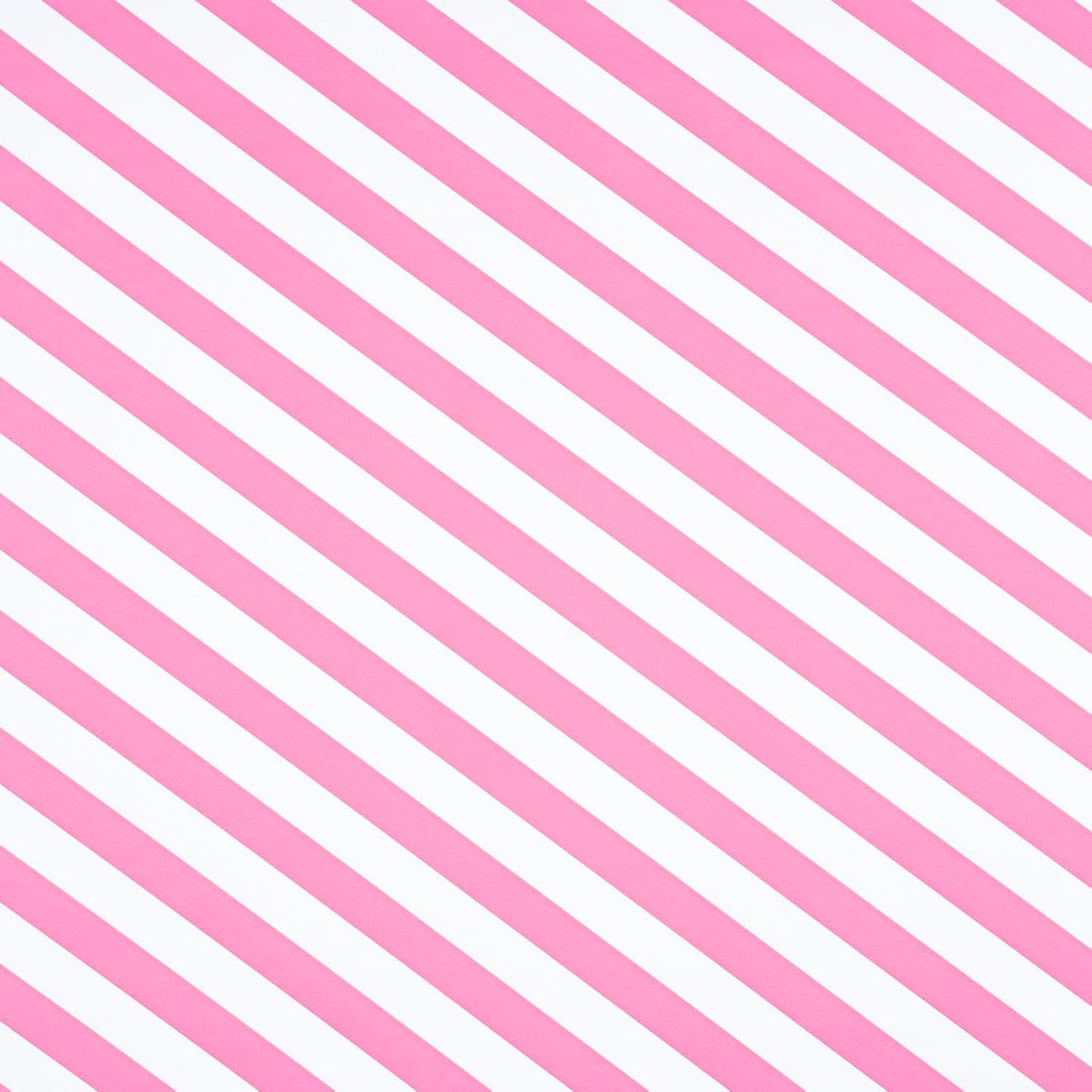 WRAPAHOLIC Reversible Wrapping Paper - Mini Roll - 17 Inch x 33 Feet - Pink and Stripes Design for Birthday, Wedding, Baby Shower, Holiday
