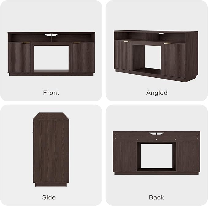 2-Piece Fluted Living Room Set Includes 31.5" Fluted Lift Top Coffee Table - Image 8