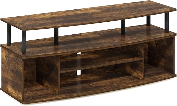 Furinno Jaya Large Entertainment Center Stand Unit/TV - Image 5