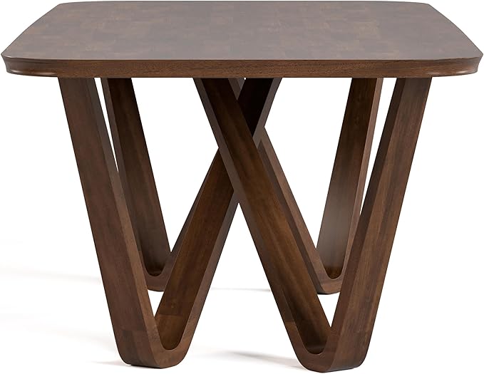 Furniture of America Nazaen I 94.5" Mid-Century Modern Solid Wood Live Edge - Image 5
