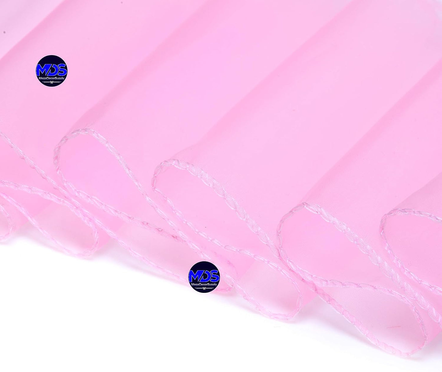 MDS Pack of 300 PCS Organza Chair Sashes Wider Dining Chair Bows Ribbon Tie Back for Wedding Party Birthday Bridal Shower Reception Event Banquet Home Chair Cover Decoration - Pink