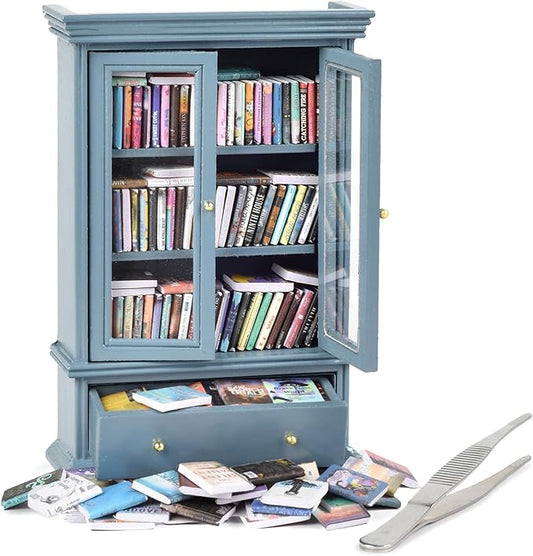 Anxiety Bookshelves, Anxiety Bookshelf, Handcrafted Mini Bookshelf by Unknown