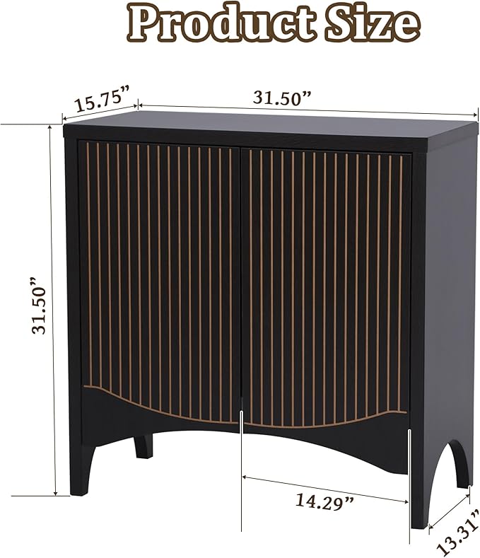 FurSch Fluted Sideboard Cabinet - Image 2