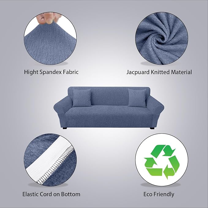 Sofa Slipcover with 2 Pillow Cover - Image 2