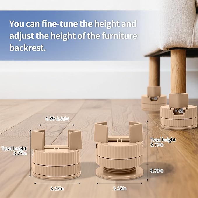 Adjustable Bed Risers Furniture Risers - Image 5