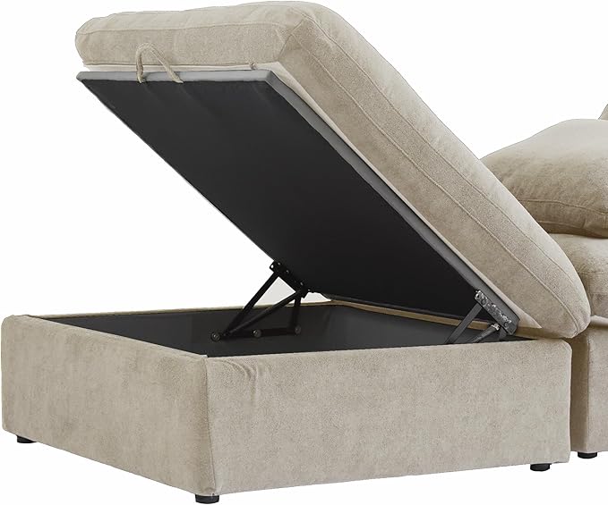 JACH L-Shaped Cloud Sectional Sofa - Image 6
