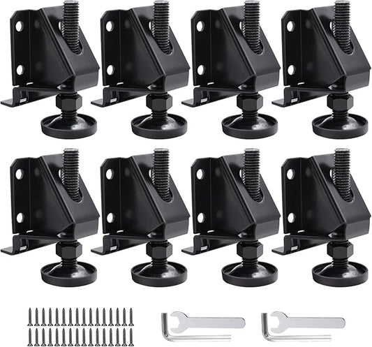 DkOvn 8 Pack Heavy Duty Furniture Leg Levelers, Leveling Feet by DkOvn