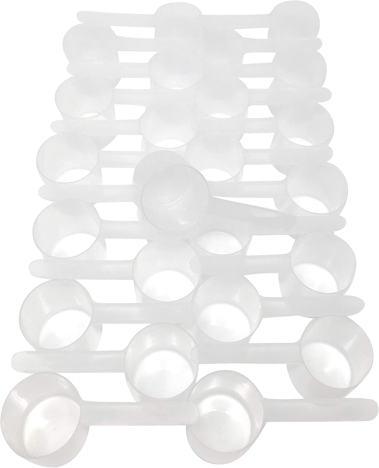 3/8 Cup (3 Oz. | 6 Tablespoon | 90 mL) Long Handle Scoop for Measuring Coffee, Pet Food, Grains, Protein, Spices and Other Dry Goods (Pack of 25)