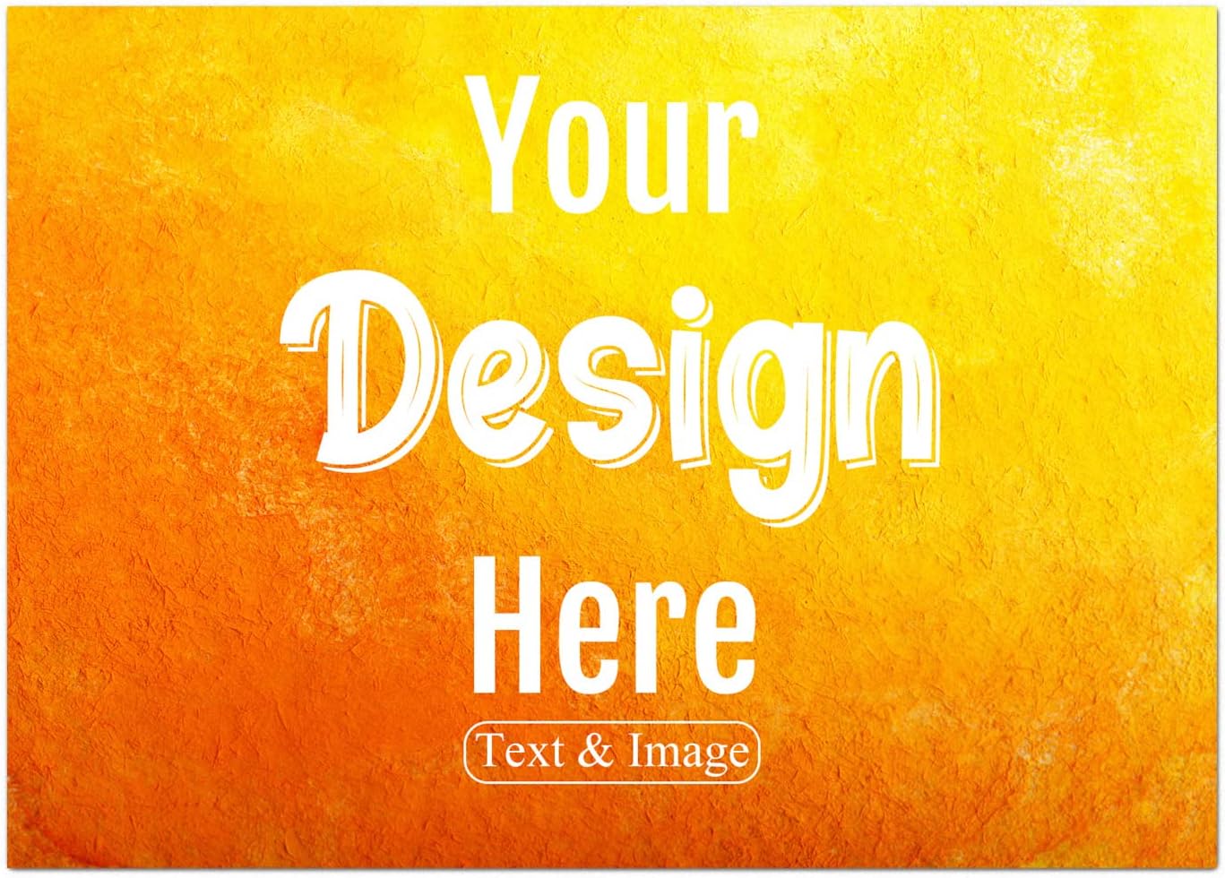 Custom 100-500 Stickers with Any Image Logo and Text - Business Logo Labels (Rectangle, 5x4 Inch)